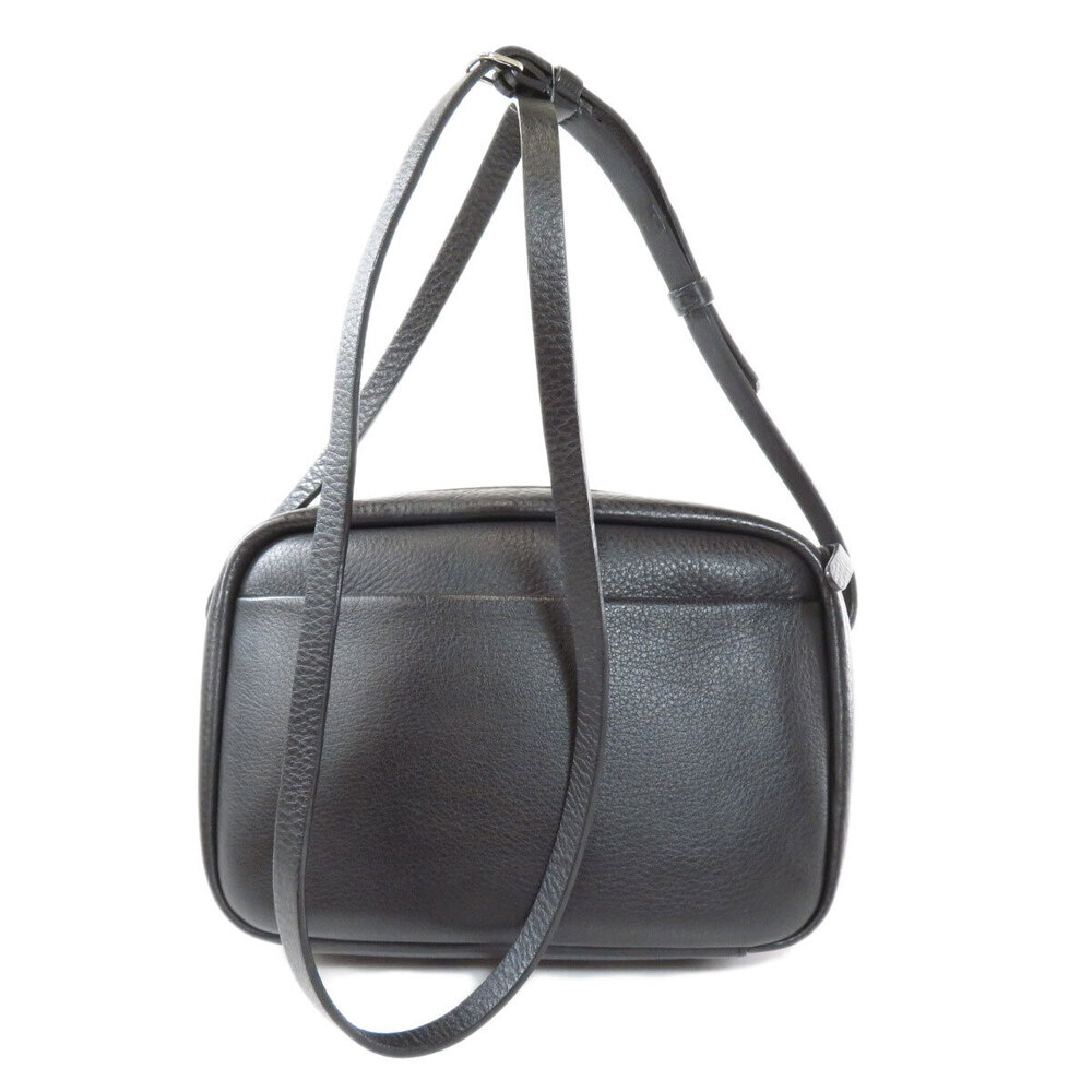 Balenciaga Calfskin Camera Shoulder Bag Black